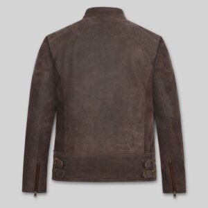 Chris Evans inspired black leather jacket